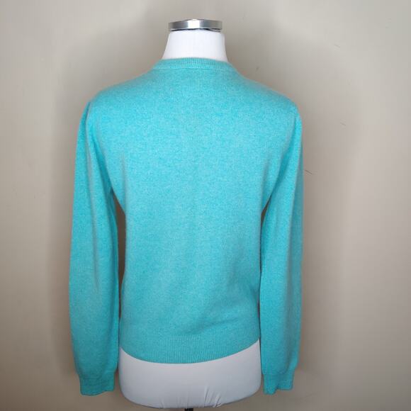 Belford Cashmere Cardigan Pleat Shoulder Vintage Hong Kong - Picture 6 of 8